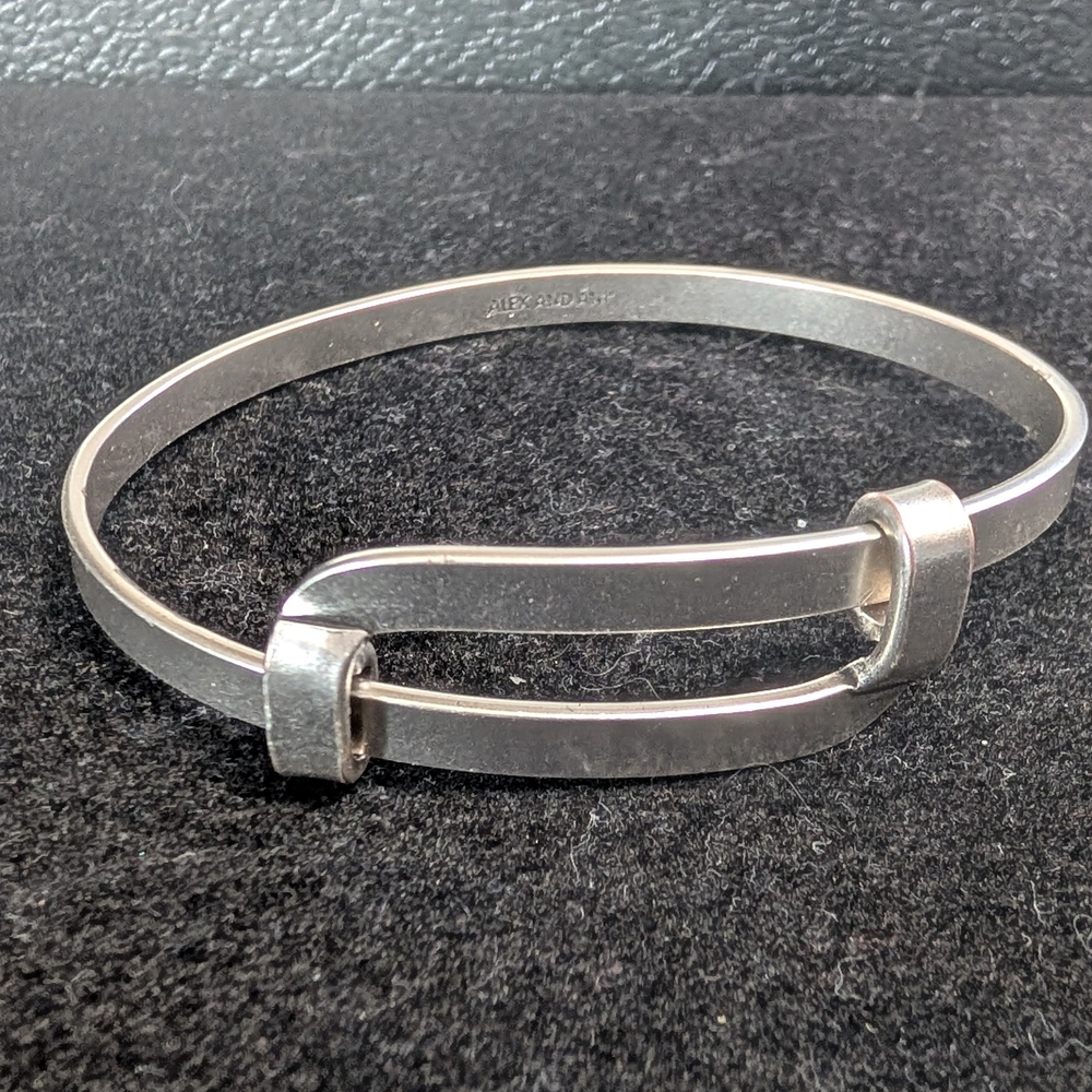 Alex and Ani Chunky Expandable Bangle, Silver Finish
